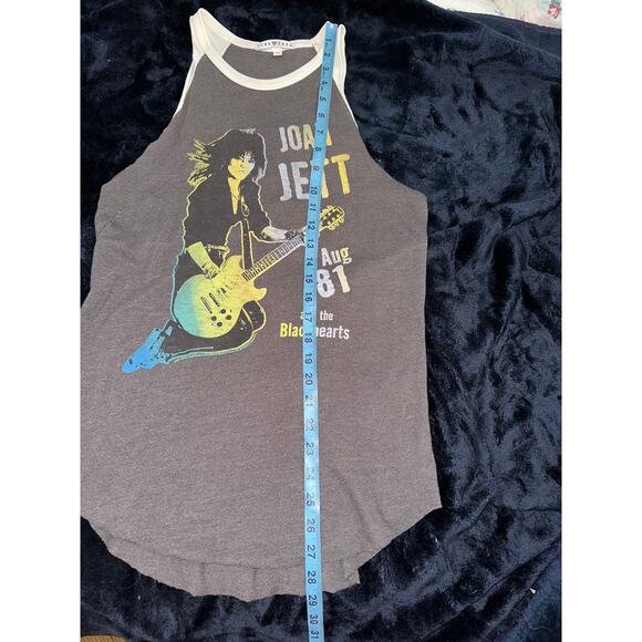 JOAN JETT & THE BLACKHEARTS AUGUST '81 RAGLAN TANK JUNK FOOD S NEVER WORN - Picture 5 of 9